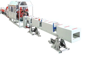 Full automatic straight paper packing machine